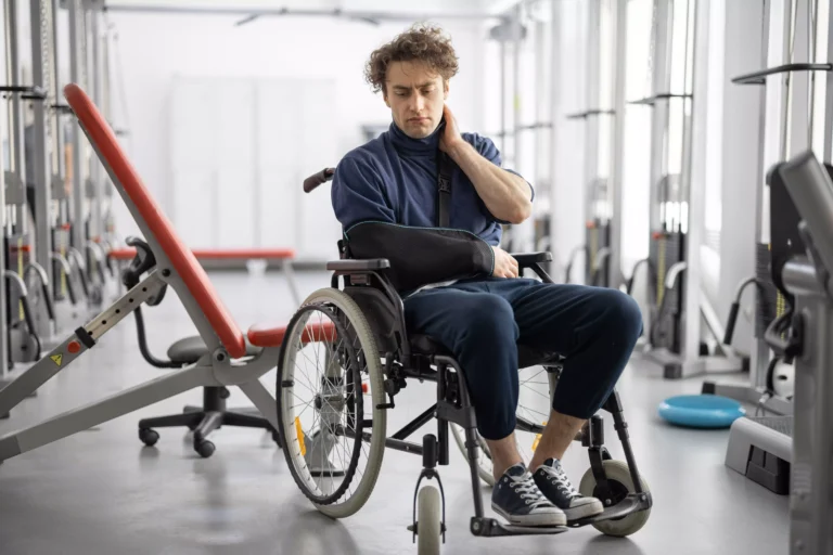 paralyzed person