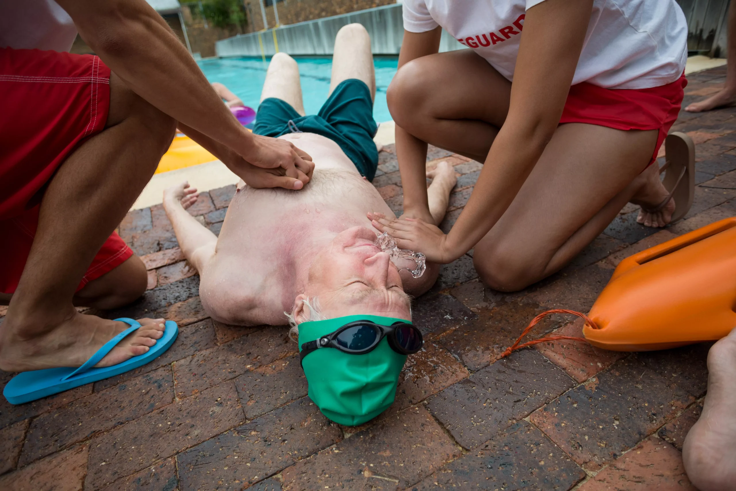 swimming pool injury